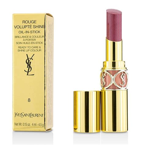 Ysl / Rouge Volupte Shine Lipstick No.8 Pink Blouson 0.15 oz 4 Ml